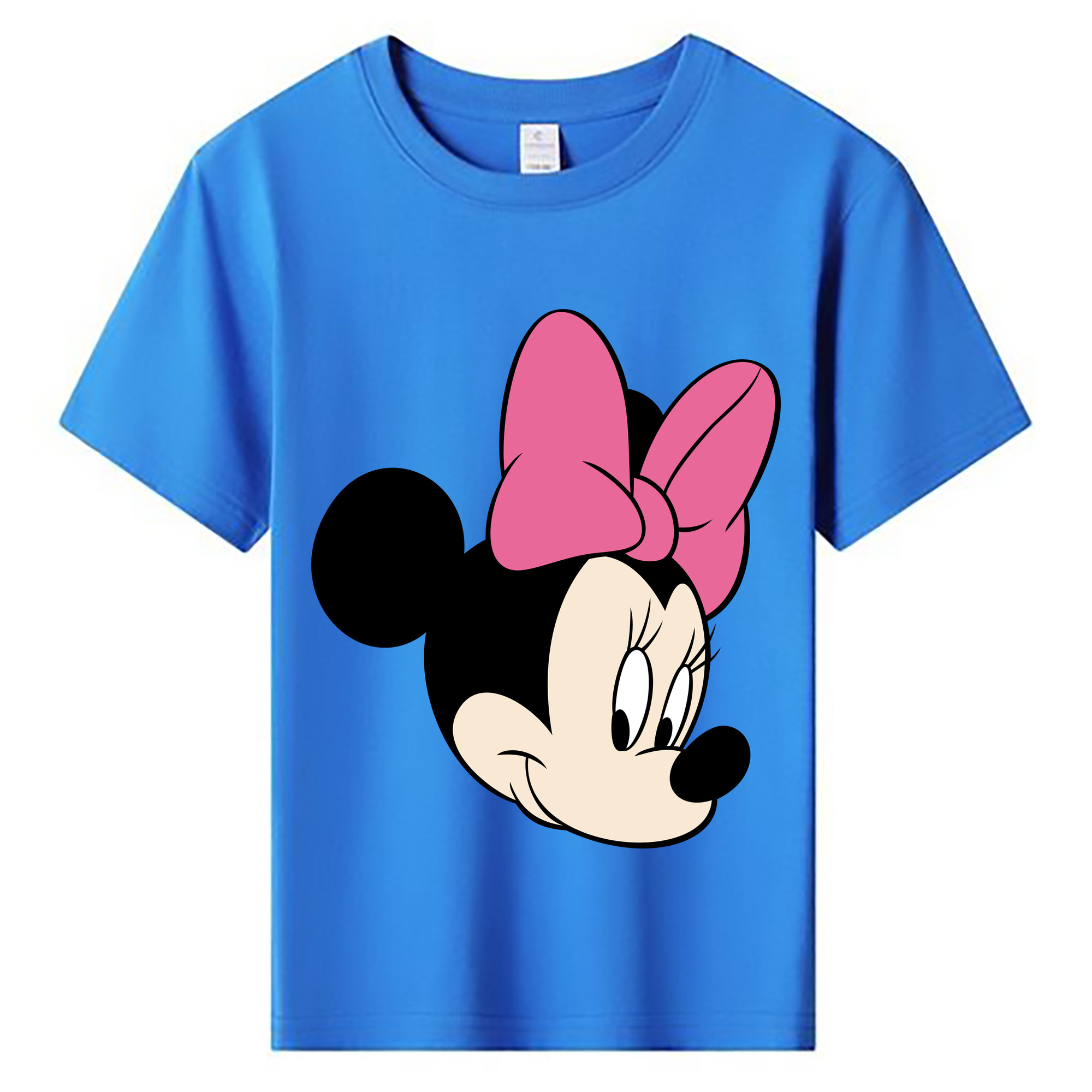 ミッキーマウス Mickey Mouse 綿100％キッズTシャツ（フロントプリント）